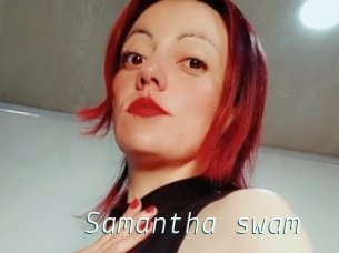 Samantha_swam